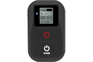 Suptig Wifi pilot do Gopro Hero 8 Hero 7 czarny, 6, 5, 4 Hero Session Hero 3 Hero 3+ Hero + LCD Cam wodoodporny bezprzewodowy pilot (czarny)