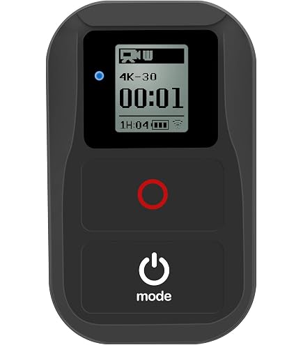 Telecomando Bluetooth TELESIN T13 Per GoPro Hero 13/12/11/10/9/8 E Max, Display LCD, Raggio 60 M, Impermeabile, Cinturino Incluso
