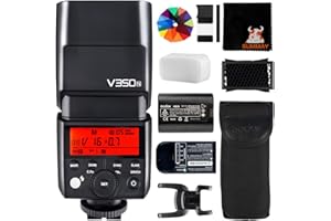 GODOX V350N TTL Flash 1/8000s High Speed Sync Camera Flash With Rechargeable Battery 500 Times Full Power Flash for Nikon D500 D3100 D3200 D3300 D3400 D5300 D5600 D7100 D7200 D7500 (V350-N)