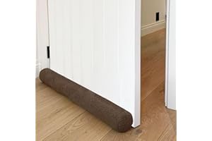 Rori Boudin de porte magnétique pour portes, 100 cm, ours en peluche, taupe, isolation contre les courants d'air et bruit, différentes tailles et couleurs