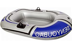 SPRACCUEIL Bateau Gonflable pour Chasse au Canard Sauvage, pêche en Plein air, Surf sur la Plage, 1 Personne