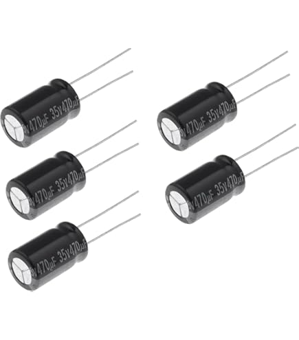Lot De 20 Condensateurs électrolytiques Uxcell – 470uF 35V 105°C 10x17mm