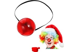 Toyvian Leuchtende Clown Nase Große Rote Clown Nase Weihnachten Rentier LED Clownsnase Cosplay Requisite für Party Halloween Kostüm Zubehör Partyzubehör