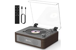 Mycket Lettore CD portatile con Bluetooth 5.0, musica CD con telecomando, altoparlante stereo HiFi, lettore CD ricaricabile con ingresso/uscita Bluetooth, supporta AUX/USB, jack per cuffie