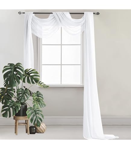Devola Dreieckige Spitzengardine – 130x60 Cm, Mit Kristallperlen, Orange, Aus Polyester