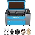 OMTech 50W CO2 Laser Engraving Machine, 300 x 500mm Work Bed Laser Engraver Cutter, LCD Digital Control, USB Port, Air Pump, Red Dot Pointer for DIY Home Office