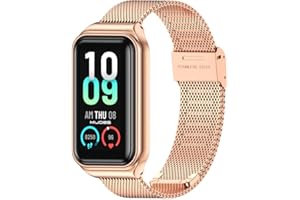 MIJOBS Pasek do zegarka kompatybilny z Amazfit Band 7, regulowane paski z metalową klamrą, pasek zapasowy do Amazfit Band 7