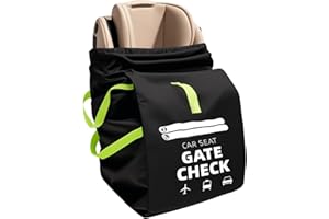 Eruaolytic Transporttasche Kinderwagen Flugzeug – Faltbare, reißfeste Schutzhülle für Buggy, Babyschale & Kindersitz, Extra Groß (46×46×91 cm), universal kompatibel mit Cybex & Maxi-Cosi