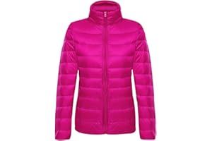 Pengniao Abrigo Plumas Ultralight Mujer Plumiferos Ligeros Mujer Abrigos Plumon Acolchado Chaqueta Plumifero Ligero Corto Señora Ultraligero Chaquetas Invierno Cazadoras Chaquetones Tallas Grandes