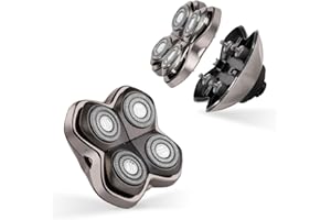 Skull Shaver Forte Pro 4 Head Replacement Blade - for Pitbull, Palm & Butterfly Kiss Shavers - Beard Grooming, Body Shaving & Bald Head Razor Blade