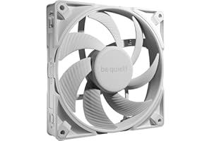 be quiet! ventilador Silent Wings Pro 4 140mm PWM White, aletas optimizadas, alto rendimiento extraordinario, El conmutador de velocidad permite alternar la velocidad máxima de PWM, BL119