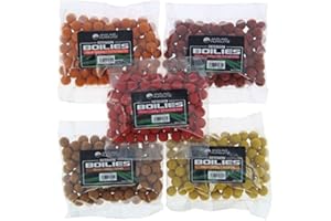 Carp Fishing Boilies, 5 Assorted 200 Gram Packs From Angling Pursuits UK Made