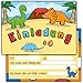 Produktbild 10 Einladungskarten zum Kindergeburtstag "Dinosaurier" // Geburtstagseinladungen Einladungen Geburtstag Kinder Jungen Mädchen Einladungstext 1. 2. Vorlagen Tier Dino Karten