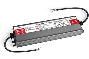 BRIMETI Trasformatore LED Driver 24V 150W IP67 Impermeabile Alimentatore 6,25A Slim Transformer AC 220V a DC 24V LED Netzteil Interruttore Adattatore,Trasformatori Tensione Costante Bassa Tensione