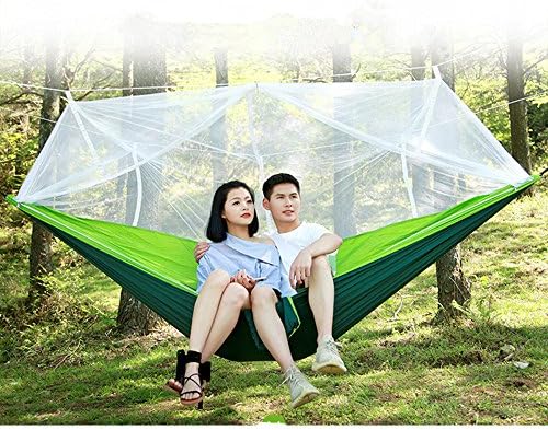 HEANTTV Camping Hammocks Garden Hammock Ultralight Portable nylon Parachute Multifunctional Lightweight Hammocks for Backpacking, Travel, Beach, Yard