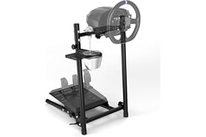 DIWANGUS UK Steering Wheel Stand Foldable for Logitech G29 G920 G923, Racing Wheel Stand with Adjustable Height/Angle,Gaming Wheel Stand Fit for Thrustmaster T300/T150/T248 PS5 PS4 XBOX