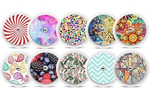 Diasticker® | Freestyle Libre 2 - Sticker - 10er Set "Colorful" | Imperméable - Autocollant en vinyl pour Freestyle Libre 2 sensor, capteur