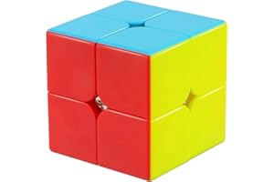 JOPHEK Zauberwürfel, Zauberwürfel Stickerless Zauberwürfel Original Speed Cube Puzzle Würfel, Schneller & Professioneller (2x2)