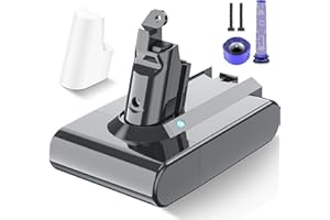 BATTOOL 6000mAh Batterie pour Dyson V6 DC62, Compatible avec Dyson V6, DC58, DC59, DC61, DC62 Animal, DC72, DC74, SV03, SV04, SV05, SV06, SV07, SV09, 967810-23