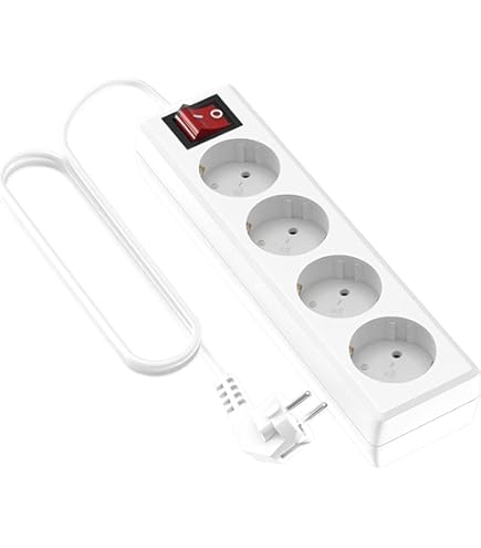Garza - Multiprise 6 Prises Avec Interrupteur Et Prise De Terre, 1