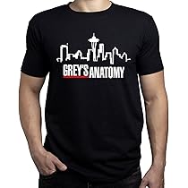 EUGINE DREAM Grey Sloan Hospital Intern Greys Anatomy Shirt T-Shirt Femme Noir S