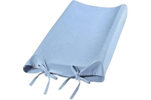 GOTOTOP Baby Changing Pad Cover for Girls and Boys, Soft Breathable Newborn Infant Changing Table Cover for Diaper Changing Mattress(Blue)