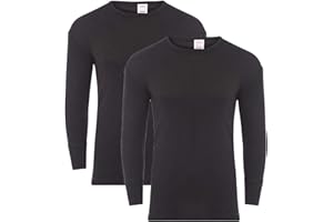 ORBIZ Pack of 2 Men's Thermal Long Sleeve Top Extreme Hot 0.45 Tog Underwear Vest Free Post Size S-XXL