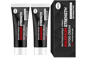 MCILUYAIIO Gel crema anestésico para tatuajes, gel calmante en barra para el cuidado nutritivo de las articulaciones, hasta 6 horas de extrafuerte, hidrata y alivia la piel de las articulaciones (2)