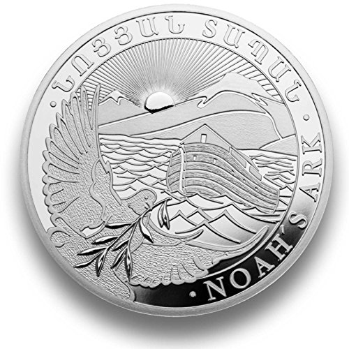 Preisvergleich Produktbild Silbermünze Arche Noah - 2018 - 1 Unze - prägefrisch - einzeln in Münzkapsel verpackt