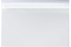 shelfmade Fensterfolie Milchglasfolie, SELBSTKLEBEND, statisch haftend, Sichtschutzfolie Blickschutzfolie für Fenster, Tür, Glas-Trennwand für Küche, Bad und Büro (90 x 200 cm, Milchglas)