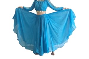 BestDance Full Circle Rock Bauchtanz Tribal Kostüme Maxi Langer Rock Kleid