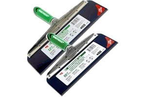 USG Sheetrock Trockenbau-Spachtelmesser-Set – 25,4 cm und 30,5 cm mit blauer Stahlklinge