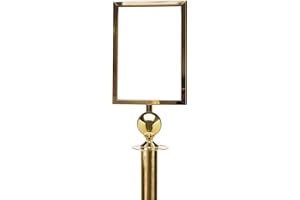 FLEXIBARRIER Supporto per targhetta con testa a sfera per delimitazione, in ottone