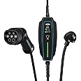 Ring Automotive RPC20A05 3-pin EV Portable Charger UK Type 2 5M, Black