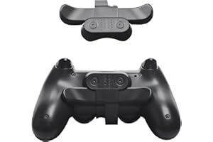 Semaiki Back Paddles for PS-4 Controller, Back Button Attachment, Controller Back Button for PS-4 Gamepad, Turbo/Mapping/Memory Function//Audio Jack, Plug and Play.