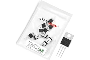 Chanzon IRF3205 TO-220AB NMOS N-Channel Power MOSFET Transistor, High-Efficiency Power Regulation, (Pack of 10pcs)