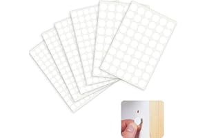 JOWRUN 534 Pezzi Adesivi Fori Viti, 13/15/20 mm Tappi Coprivite Adesivi, Tappi Coprivite Bianchi Adesivi Rotondo Autoadesivi per Fori, Adatto per fori per viti in mobili, armadi, tavoli, pareti