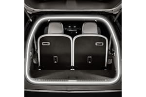 vsshe Auto Kofferraum Lichtstreifen, Car Trunk Light Strip, Kofferraumbeleuchtung Led, Automatischer Sensor Tail Box Led Strip Lights für Auto Kofferraum Innenbeleuchtung Dekoration (Weißes, 4M)