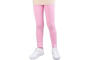 L&K-II Termiczne legginsy dziewczęce zimowe legginsy z podszewką ze wzorem punkowym bawełna 4603 rozmiar: 98/104 110/116 122/128 134/140 146/152