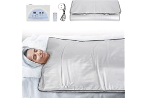 COCOARM Couverture Sauna Chauffante Infrarouge Couverture infrarouge lointain Infrarouge Lointain Sauna Couverture Chauffante Thérapie Thermique Amaigrissement Perte de Poids Prise UE 220V