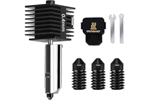 AUKUOY 3D Printer Hotend Kit for Bambu Lab A1/A1 Mini: 0.4mm hardened steel nozzle hot end kit extruder replacement & silicone sock for Bambu Lab A1/A1 Mini Accessories