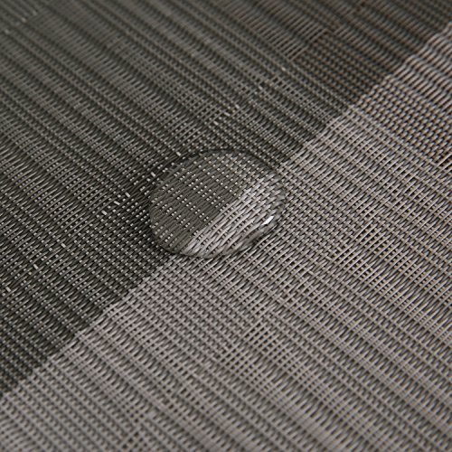 Deconovo Tischsets Waschbar Platzdeckchen Abwaschbar Platzmatten Abwaschbar 30×45 cm Grau 4er set - 2