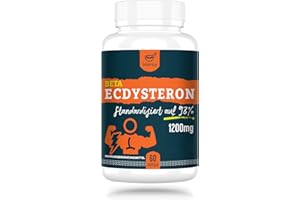 ‎SOLAVICA Beta-Ecdysteron Supplement 1200 mg pro Portion - 1-Monats-Vorrat - 98 % Ecdysteron mit höchster Reinheit (60 stück (1er Pack))