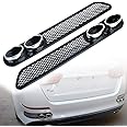 AUTO MT 1PAIR Fashion Rear Dual Tip Bumper Lip Diffuser Car Back Bumper Spoiler Lip Splitter Universal Rear Bumper Diffusers Air Flow Design Muffler