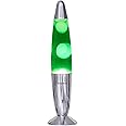 Innoteck 13” Soothing Motion Magma Lamp for Relaxation Retro Home Lighting Decoraton – Snowball in Natural Greenish Space
