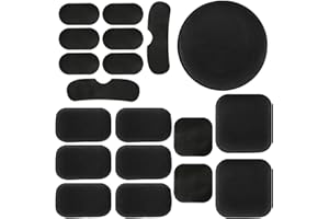 Yzpacc 19 almohadillas universales para casco de Airsoft, kits de acolchado de espuma de repuesto para casco táctico, accesorios de bicicleta, alfombrillas para Fast Mich CS ACH FMA USMC PASGT