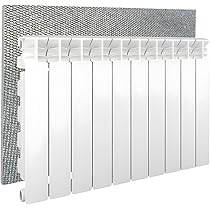 Pannelli Termoriflettenti Per Caloriferi - 5 Pezzi 70x100 Cm - Biadesivo Incluso