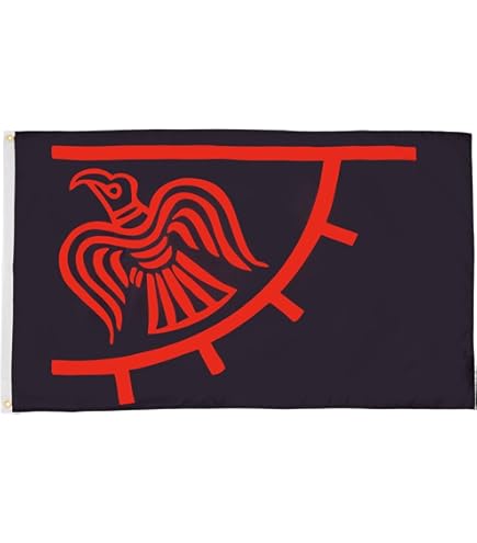 Toppa Ricamata Bandiera Vinland Vichingo | Termoadesiva O Cucibile - 8.8x6.2cm - Foto 6