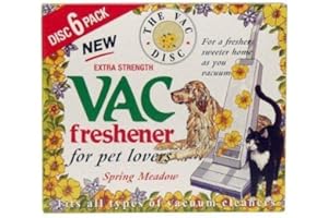 ST@LLION 1 x 6 PACK Vac Air Freshener SPRING Meadow Vacuum Cleaner Pet Lovers Hoover Disc