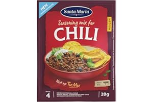 GENERICO Santa Maria | 1 Busta Mix di Spezie Condimento per Chili (1 busta = 4 Porzioni) - 28 Gr
